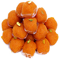 Send Diwali Sweets to India consist of 1kg Motichoor Ladoo
