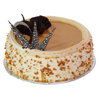 Cakes Delivery in India - Butter Scotch Cake From 5 Star
