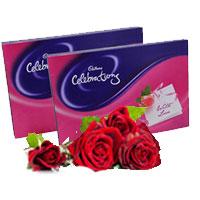 Gifts to Ludhiana. 2 Cadbury Celebration Packs