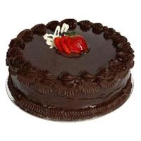 Rakhi Gifts to India. Send 500 gm Eggless Chocolate Cake to India