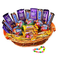 Online Gifts Delivery to India. Cadbury Snicker Chocolate Basket. Send Chocolates