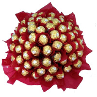 Bouquet of 56 Pcs of Ferrero Rocher chocolates in India on Diwali