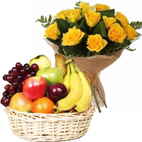 Fruits and Flowers to India