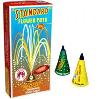 2 Boxes of Flowers Pot(Anaar) Contains 10 Pcs in each Box.Diwali Gifts to India.