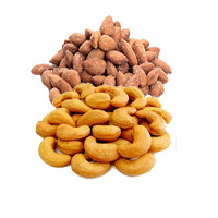 Online Gifts to India. 250gm Roasted Cashew and 250gm Roasted Almonds in Nagpur
