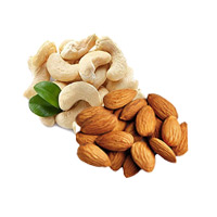 500gm Cashew and 500gm Almond. Online Gifts to India