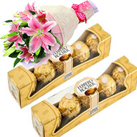 Gifts Delivery to India. Send 10 Pieces Ferrero Rocher Chocolates to India Online