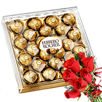 Send Newborn Gifts to Hyderabad. 24 Pieces Ferrero Rocher Newborn Chocolates to India