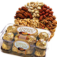 Send Dry Fruits to India with Chocolates