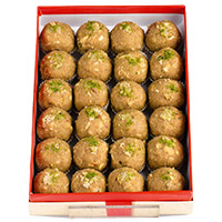 Same Day Birthday Gifts Delivery to India. 1 kg Atta Laddoo