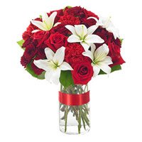 Valentine's Day Flower Delivery India : Mix Flower in Vase
