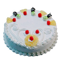 Order Online 00 gm Eggless Pineapple Cake Delivery in India