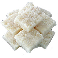 500gm Coconut Barfi Sweets to Bhuj. Wedding Gifts to India