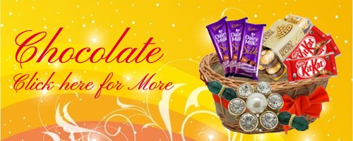 Rakhi Chocolates to India