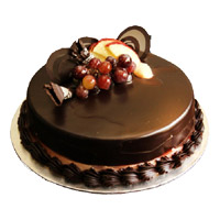 Order Cake Online in India. Order for 1 Kg Eggless Chocolate Truffle Cake From 5 Star Bakery on Rakhi