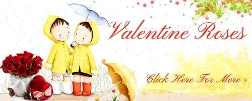 Valentine's Day Roses to Madurai